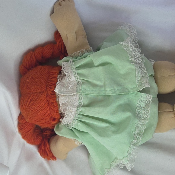 Cabbage Patch Kid Doll Vintage 1985 Original Outfit One Tooth Redhead Blue Eyes - Picture 9 of 13